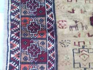 พรมแบบถักด้วยมือดีไซน์อัฟกานิสถานสไตล์วินเทจปรับแต่งได้ขนาด5x8 6x9 9x12ใช้ปิคนิคมีหลายขนาดและหลายสี - Product Image 3