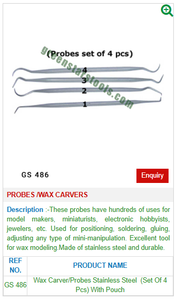 GS 486 Récipient à mailles métalliques en acier inoxydable pour les outils de bijouterie et les établis, y compris les équipements de gravure en laiton et en acier plastique - Product Image 2