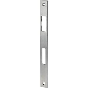 Plaque de protection en acier inoxydable B 9000 BKS DIN Gauche/Droite Plate 24 mm de largeur x 270 mm de longueur Carrée pour accessoires de cheminée - Product Image 1