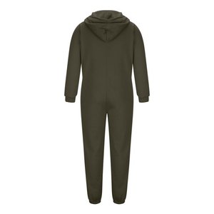 Combinaison à capuche pour hommes Pyjama une pièce à fermeture éclair Combishort Jogger Survêtement Ensemble Romper Drawtsring Survêtement à capuche avec poches - Product Image 5