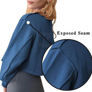 Sudadera Ligera y Transpirable de Algodón 100% para Mujer, con Logotipo Frontal, Calidad Premium, Ropa Casual Personalizable - Product Image 6