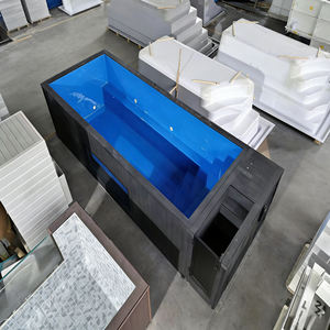 Spa de natation en fibre de verre résistant à la corrosion, couleur personnalisable, hors sol, pour piscine, mosaïque, jardin familial - Product Image 5