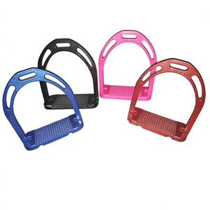 Étriers d'équitation en aluminium Custom Flag Jin avec poignée antidérapante (OEM/ODM) - Product Image 4