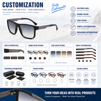 Lunettes de soleil photochromiques grises à monture carrée noire, verres transparents pour intérieur, assombrissement complet pour extérieur, protection UV400, monture PC pour hommes et femmes