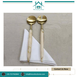 Proveedor líder de venta mundial de alta calidad, último diseño, uso de boda, mango de resina, juego de servir ensalada para compradores a granel - Product Image 3