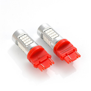 Bombillas LED automotrices T20/S25/T25 3157 2835-54SMD Lente de enfoque LED Señal de giro de marcha atrás Hecho en China <span class=keywords><strong>Coche</strong></span> de <span class=keywords><strong>mano</strong></span> izquierda - Product Image 1