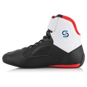 Zapatos profesionales de carreras de coches Go-Kart Ride Off-Road Leather Fashion Racing Boots Color negro Zapato hecho a medida para corredores de coches - Product Image 2