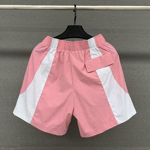 Short de basket-ball pour hommes de rue haute en gros OEM personnalisé en nylon grande taille Baggy Gym Short de course taille haute élastique respirant - Product Image 2