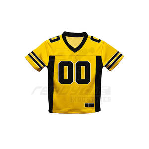 Camiseta de Fútbol Americano con Mangas Cortas y Malla Transpirable en el Pecho, 100% Poliéster, Personalizable para Hombres Adultos - Product Image 2