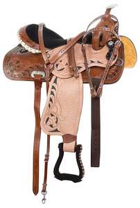 อานม้าขี่ม้าแบบอังกฤษสีน้ำตาลคุณภาพสูง ADEEFA สไตล์ตะวันตก ออกแบบอย่างชาญฉลาด ทำจากหนังแท้ ขนาดปรับแต่งได้ สำหรับการขี่ม้าเดรสสาจแบบอินเดีย - Product Image 2