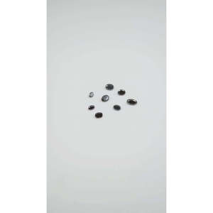 Pierre de diamant noir naturel taillée en forme ovale 3 x 5 mm, 100% naturelle - Product Image 5