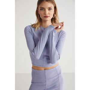 Blusa de Manga Larga con Cuello Redondo para Mujer GRIMELANGE de Benrice - Product Image 2