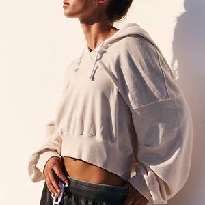 เสื้อฮู้ดกันหนาวแขนยาวสำหรับผู้หญิงเสื้อฮู้ดแบบสวมหัวโลโก้ออกแบบได้ตามต้องการ - Product Image 1