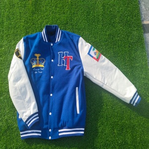 Premium Quality Custom Men's Letterman Baseball Varsity Jacket 100% Wool Thick <b>Winter</b> with Embroidery Patches - Product Image 1