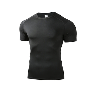 Custom Slim Fit <b>Compression</b> Gym <b>Shirt</b> <b>Men</b> Quick Dry T <b>Shirt</b> Breathable Bodybuilding Training Wear Wholesale - Product Image 1