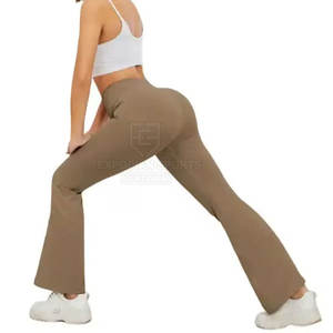 Pantalones Deportivos de Mujer con Corte Acampanado, Cintura Elástica, Transpirables, para Invierno, Moda, Gran Venta - Product Image 4