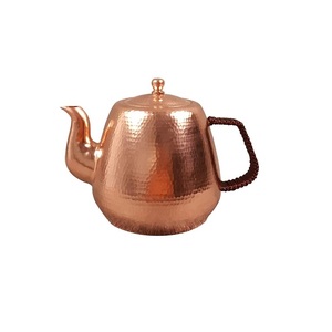 กาต้มน้ำทองเหลืองพร้อมหัวก๊อกและที่จับกาน้ำชาขัดเงาทองแดงดีไซน์น่าสนใจ - Product Image 3