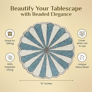 ลูกปัดแก้วทรงกลมสำหรับตกแต่งทำด้วยมือคุณภาพสูงแผ่นรองจานทรงกลมดีไซน์โดดเด่นราคาไม่แพงมาก - Product Image 3