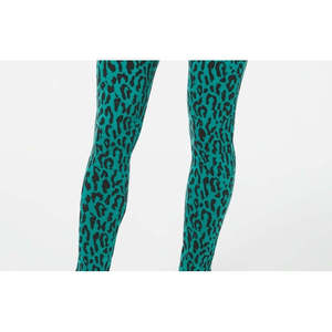 Leggings Thalia Sodi da Donna XL Verdi Senza Cuciture in Spandex con Motivo, Pantaloni Yoga Elasticizzati in Tessuto Lavorato a Maglia con Logo in Vita - Product Image 3