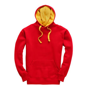 Sudadera de gran tamaño a la moda, sudaderas con capucha para hombre, Sudadera con capucha de bloque bordada, patrón de diseño sólido teñido liso, Invierno - Product Image 6