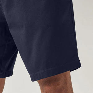 Short cargo uni de haute qualité pour hommes, short en coton ample de grande taille, droit, légèrement extensible, écologique, design pratique - Product Image 5