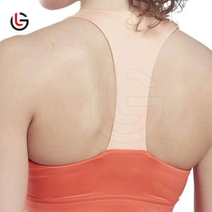 Sujetador deportivo transpirable de alto soporte para mujer al por mayor para gimnasio, yoga, material ligero de LICRA/nailon, diseño sin costuras - Product Image 5