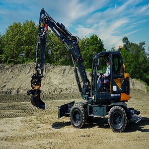 Condición Premium Usado Nuevo Hyundai HW100A Excavadora sobre orugas Garantía de 5 años Bomba de motor PLC Alta eficiencia Competitiva - Product Image 1