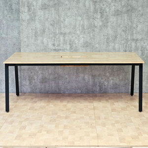 Modern 6-person Meeting <b>Table</b> 200x100cm <b>Office</b> Furniture for Conference Room Workspace Hotel School - Product Image 4