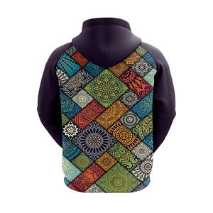 Sudadera con Capucha Urbana para Hombre, Diseño Gráfico Abstracto Vibrante, Estampado Personalizado, Estilo Casual - Product Image 4