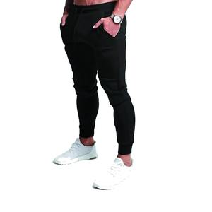 Pantalones para correr con cintura elástica estilo Hip Hop para hombre, pantalones activos acampanados apilados con material de lana - Product Image 6