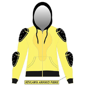 Meilleur sweat à capuche en molleton pour moto approuvé CE kevlar pour unisexe Prime Protection confortable à bas prix OEM - Product Image 6