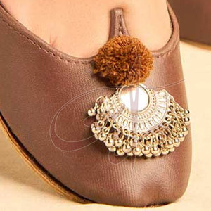 Servicio OEM, Último Modelo de Khussa para Mujer, Hecho a Medida, Parte Superior de Rexine, Entresuela de Cuero Genuino, Antideslizante, para Todas las Temporadas - Product Image 6