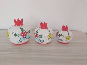 Adornos Decorativos de Granada Navideños DAFNI, Hechos a Mano en Plástico, Set de Regalo Promocional Novedoso de Estambul - Product Image 3