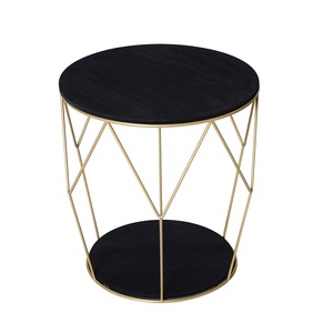 Muebles de mesa plateados y blancos para el lado del sofá a precio barato, tamaño personalizado, diseño clásico, muebles de sala de estar, Mesa para el hogar - Product Image 3