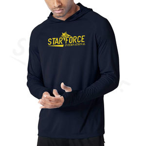 Men's Custom Logo Outdoor Fishing <b>Hoodie</b> Long Sleeve UPF 50 Quick Dry T-Shirt SPF with Waterproof Feature Made of Polyester - Product Image 2