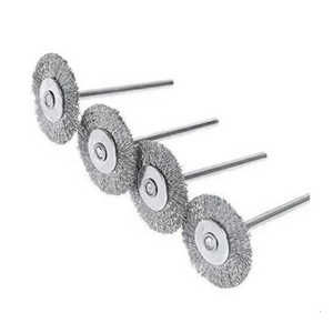 Brosse à roue miniature en fil d'acier inoxydable de qualité supérieure pour le polissage industriel ou le nettoyage des métaux, disponible en grande quantité - Product Image 3