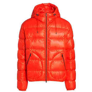 Nouvelle veste matelassée épaisse d'hiver pour homme, tendance et décontractée, col montant, capuche, coupe-vent, poches, fermeture éclair, service OEM - Product Image 1