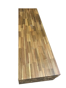 Panel de encimera articulado con dedos de madera de acacia con acabado de teca dorada, aceite de cera para cocina, comedor, baño, uso al aire libre, Material de cuarzo - Product Image 5