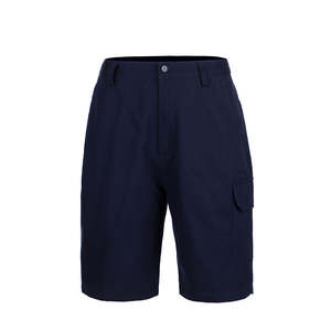 Shorts cargo décontractés en toile noire pour homme, livraison DDP, trois quarts, séchage rapide, respirant, fermeture à cordon - Product Image 2