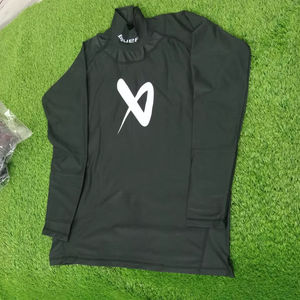 Vêtement de compression pour hockey sur glace en gros, protection du cou en Kevlar anti-coupure, manches longues, respirant, séchage rapide, couche intérieure améliorée pour les joueurs - Product Image 1