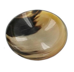 Set de décoration de table de mariage jetable écologique de haute qualité personnalisé assiette en corne de buffle naturelle poli brillant - Product Image 1