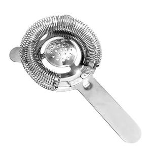 Passoire à cocktail Hawthorne en acier inoxydable de qualité supérieure, robuste, à double ressort, maille fine pour un service de bar professionnel et fluide - Product Image 1