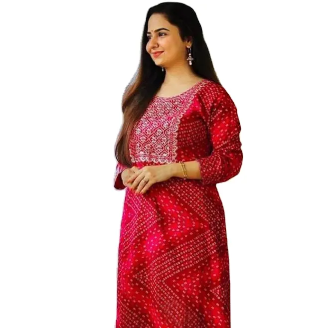 line Kurtis are such a comfortable one's and we are adding little glam to for this winter season any casual outing to family
