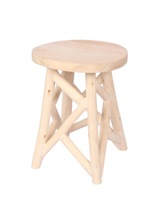 Table de luxe en bois flotté avec design Art Déco