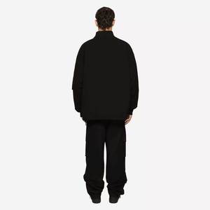 Chaqueta Bomber directa de fábrica para hombre, logotipo personalizado bordado, estilo universitario, chaqueta de béisbol con cremallera, ropa de calle informal, prendas de vestir exteriores de invierno - Product Image 3