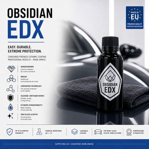 Recubrimiento Cerámico Nano Obsidian EDX 10H para Autos, Protección Hidrofóbica para Pintura, Anti-Rayones, Alto Brillo, Autoregenerable, 36 Meses - Product Image 3