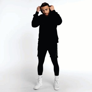 Oversized Hooded Sweatshirt Printed Men Sports Sweatshirt Winter Fleece Men Hip Hop Zip Hoodie - Product Image 3