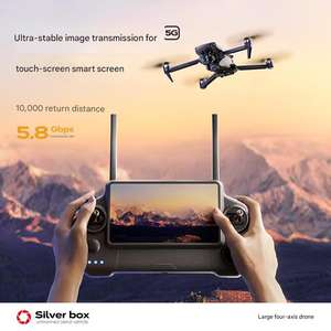 Drone P7 pour photographie aérienne haute définition 1080p FHD, capture professionnelle avec 21-30 min d'autonomie de vol, grande taille - Product Image 2