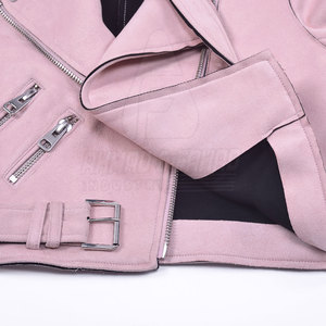 Chaqueta de Cuero de Gamuza para Mujer - Diseño Tejido Elegante para Invierno, Ecológica y Transpirable para Uso Casual y al Aire Libre - Product Image 6