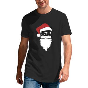 เสื้อยืดลำลองลายคริสต์มาสสำหรับผู้ชายชุดวันหยุดพิมพ์ลายแขนสั้นตกแต่งต้นคริสต์มาส - Product Image 4